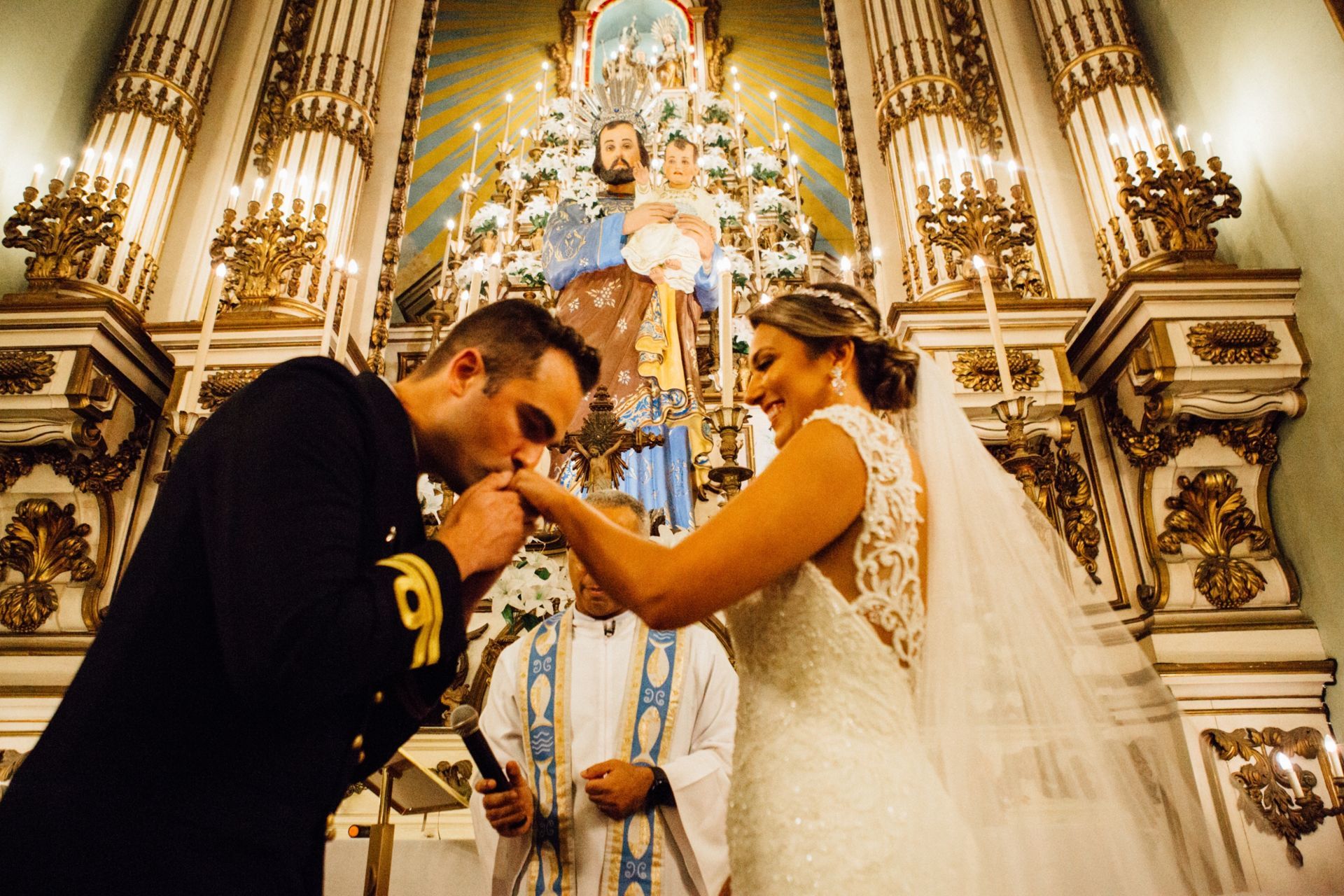 Foto Casamento Danielle & Vinicius - Igreja Sao José RJ- Cais do Oriente RJ - Imagem 118