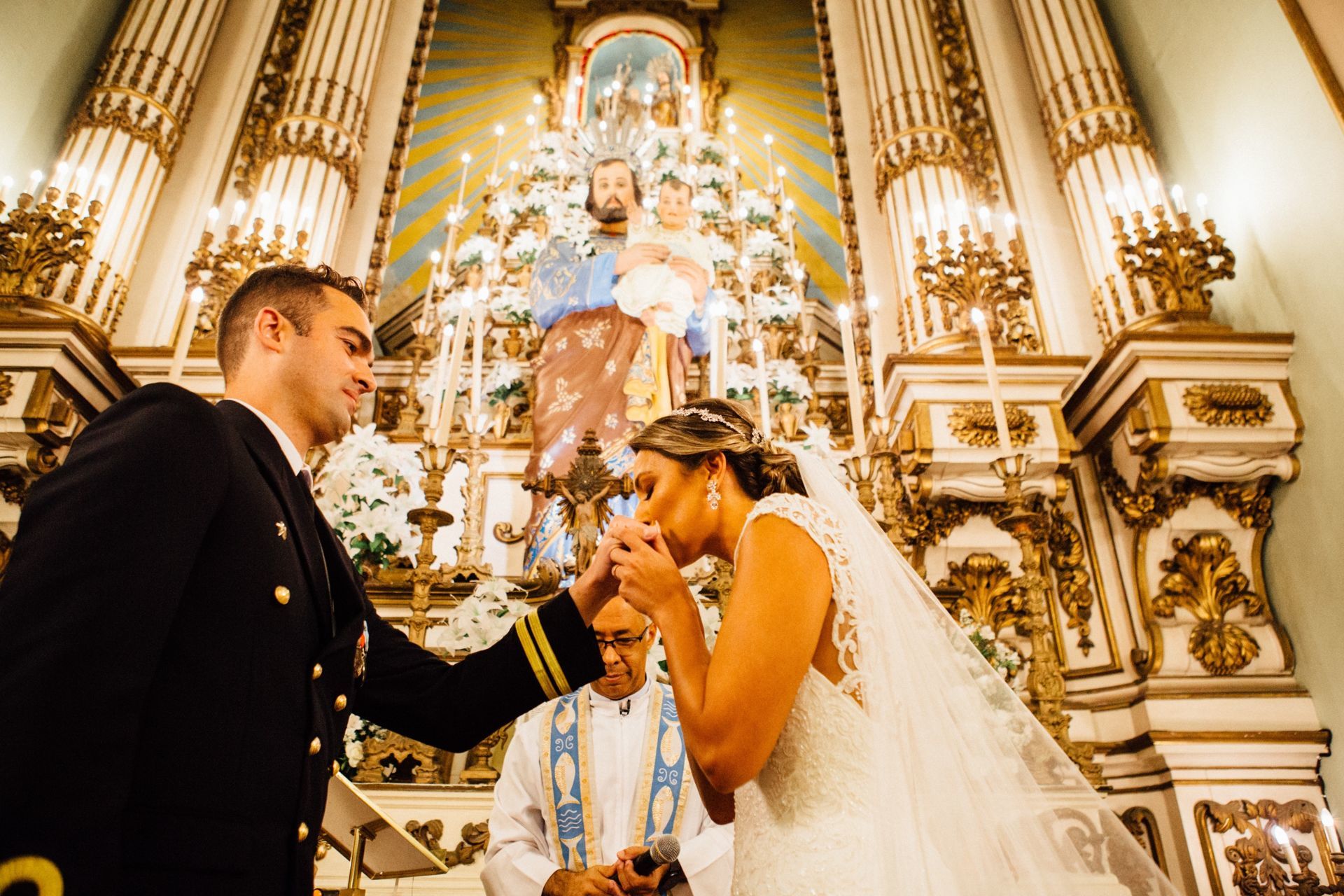 Foto Casamento Danielle & Vinicius - Igreja Sao José RJ- Cais do Oriente RJ - Imagem 119
