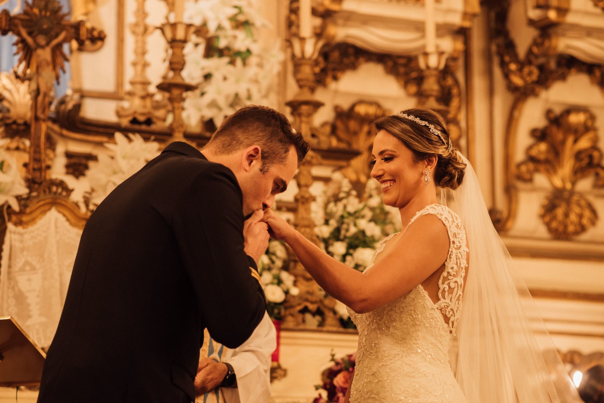 Foto Casamento Danielle & Vinicius - Igreja Sao José RJ- Cais do Oriente RJ - Imagem 96
