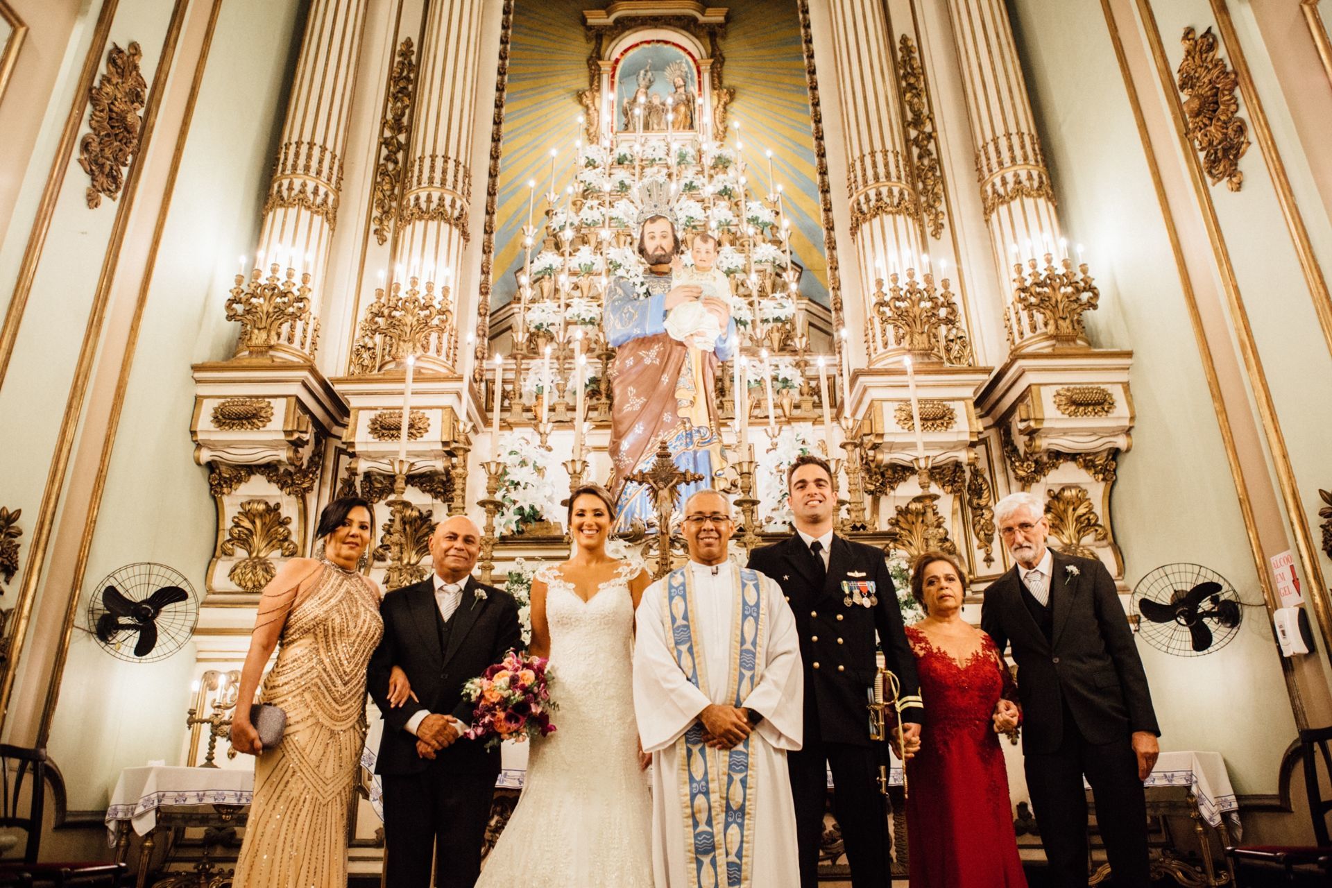 Foto Casamento Danielle & Vinicius - Igreja Sao José RJ- Cais do Oriente RJ - Imagem 135