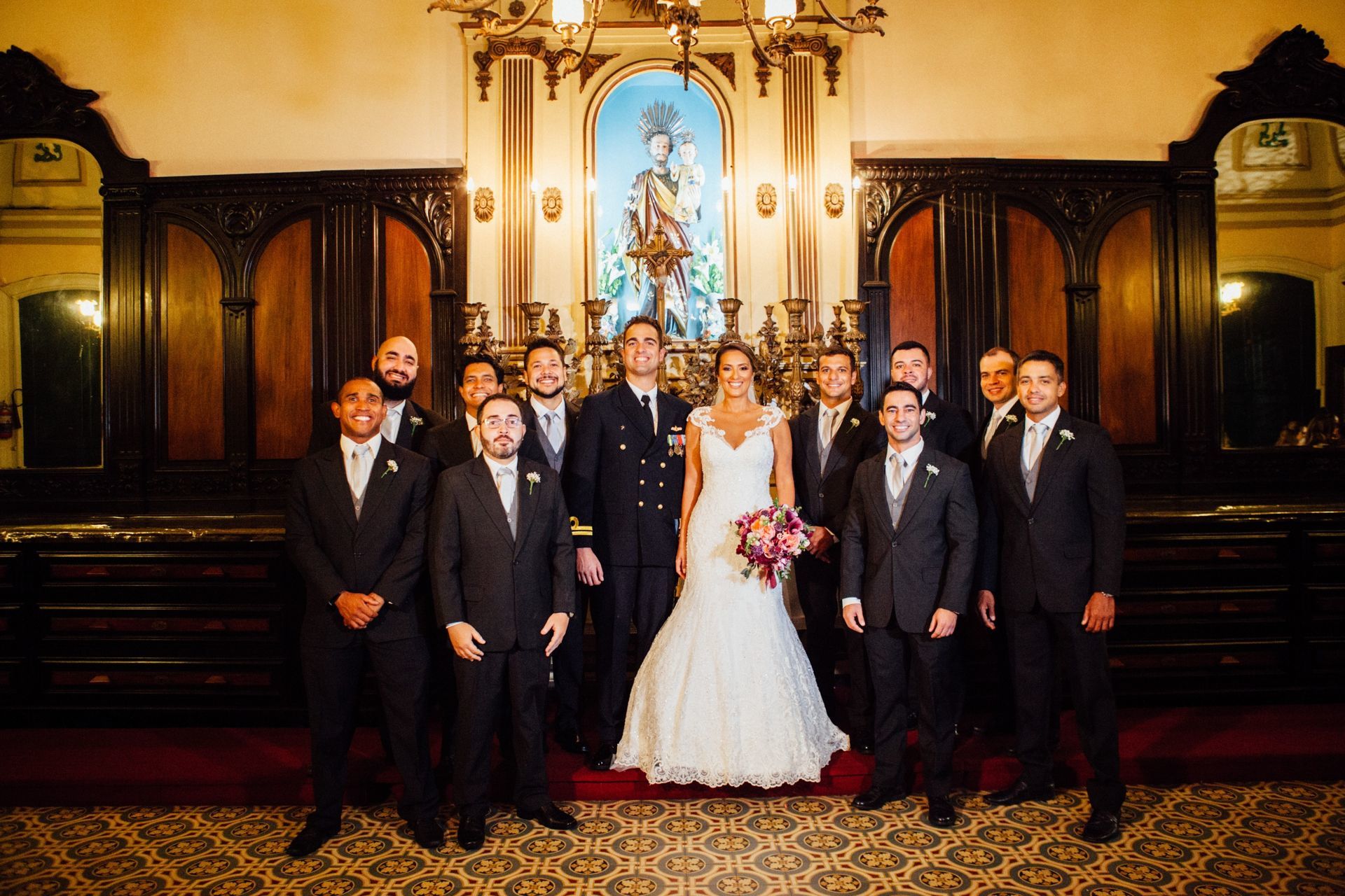 Foto Casamento Danielle & Vinicius - Igreja Sao José RJ- Cais do Oriente RJ - Imagem 149