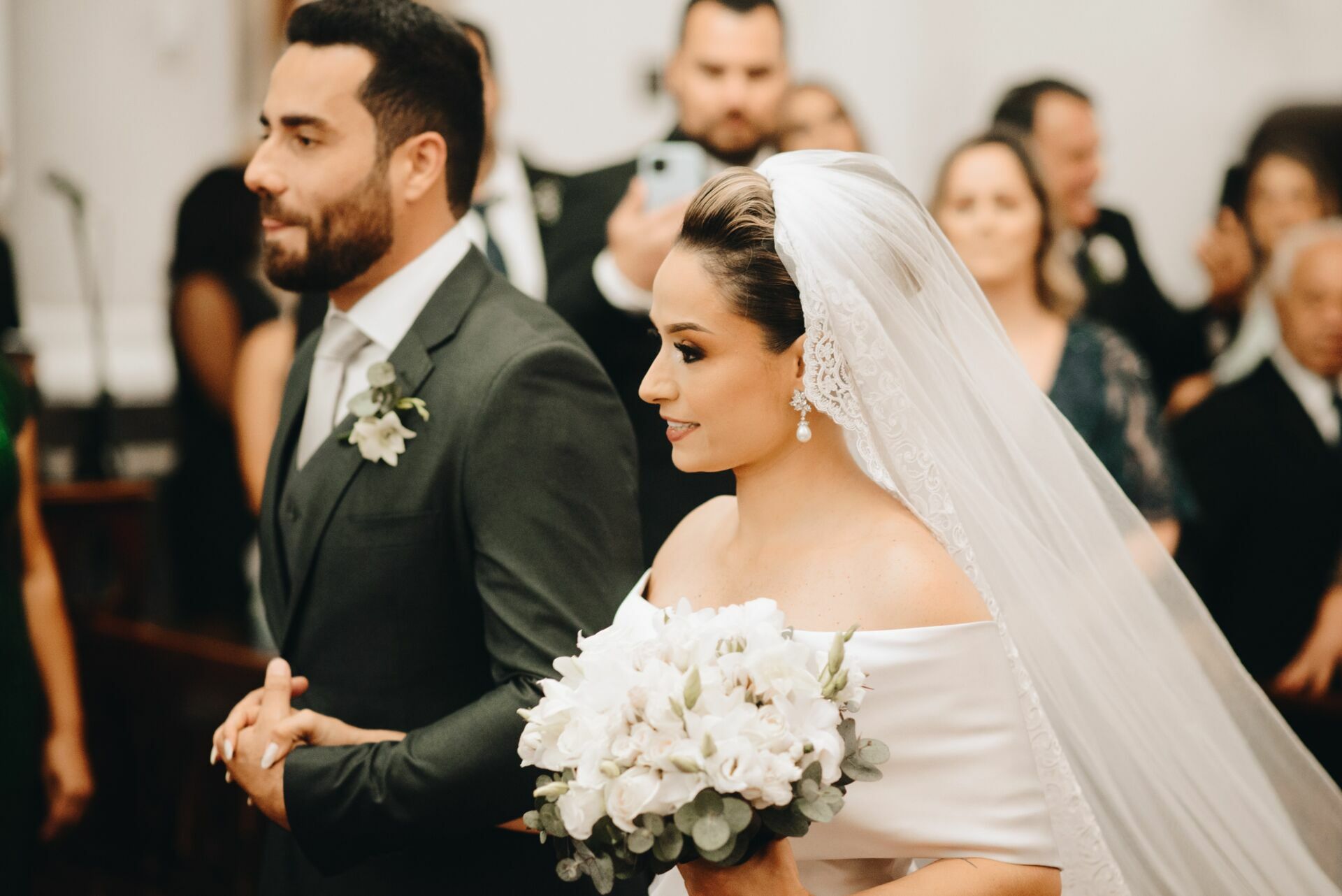 Foto Casamento Camila e Leon - Igreja Matriz e La Belle Maison - Resende RJ - Imagem 76