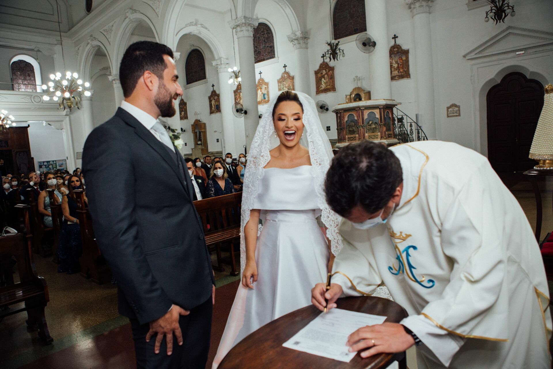 Foto Casamento Camila e Leon - Igreja Matriz e La Belle Maison - Resende RJ - Imagem 101