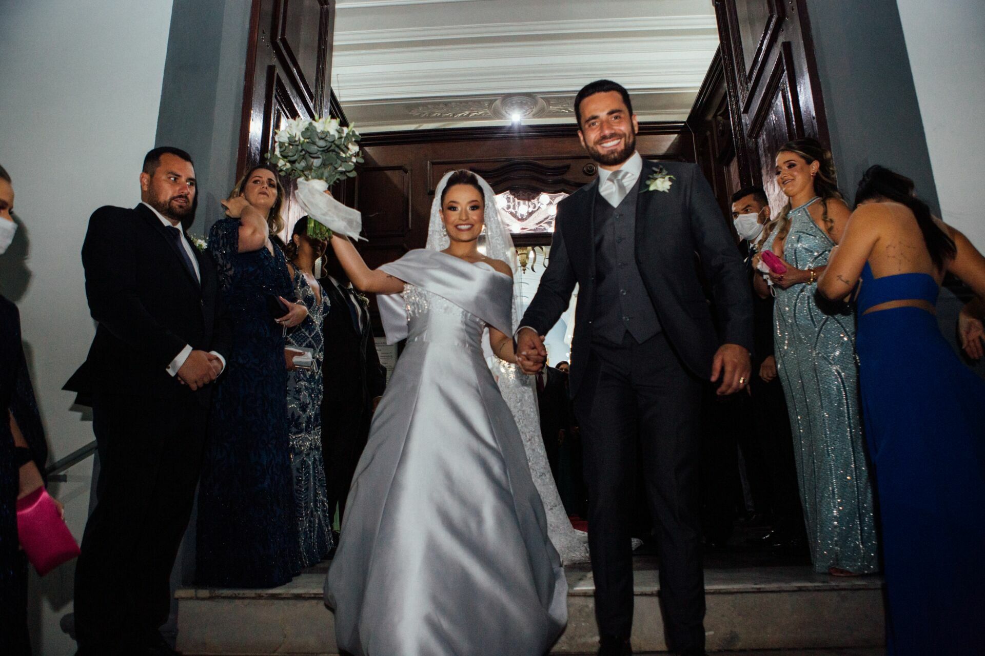 Foto Casamento Camila e Leon - Igreja Matriz e La Belle Maison - Resende RJ - Imagem 112