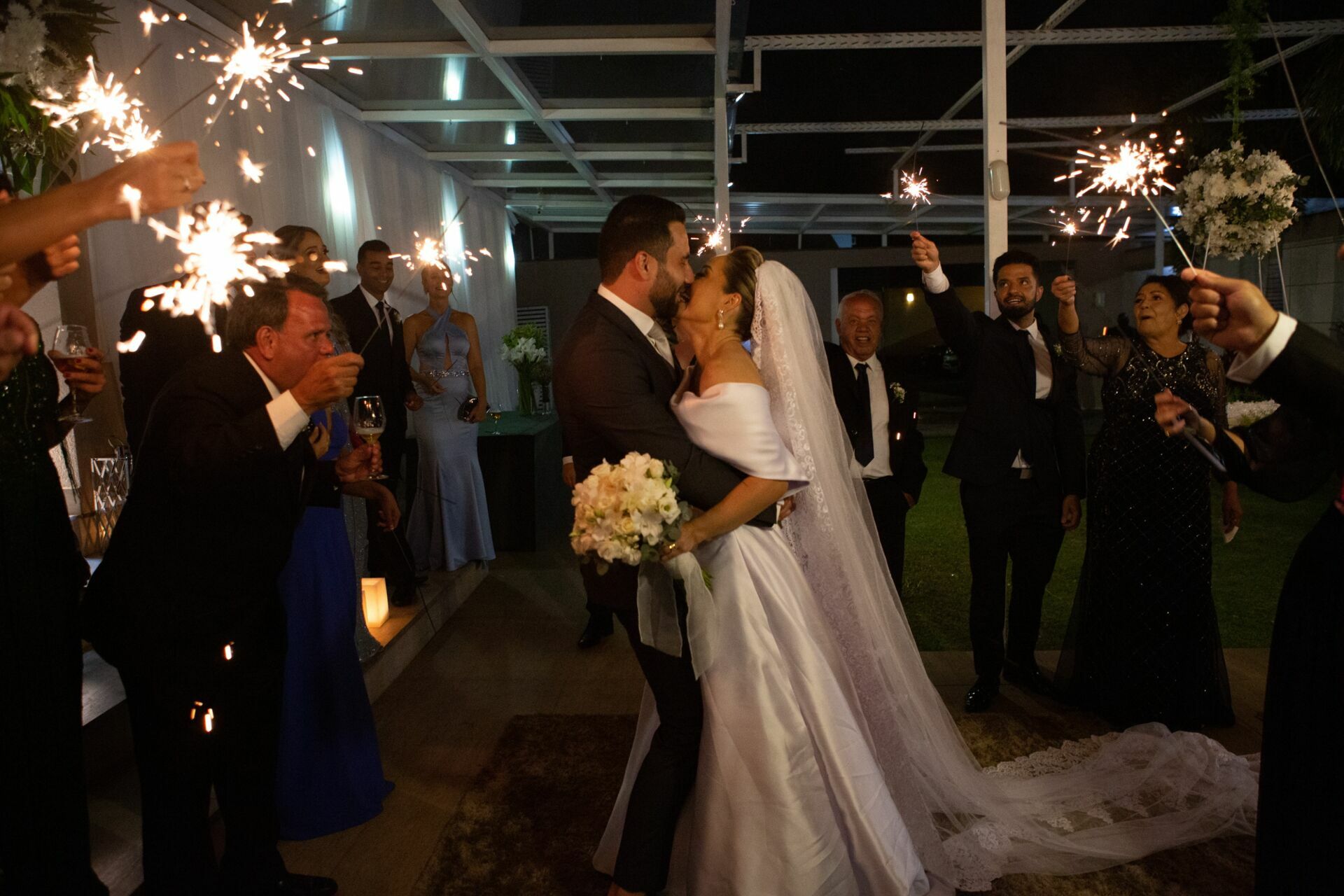 Foto Casamento Camila e Leon - Igreja Matriz e La Belle Maison - Resende RJ - Imagem 127