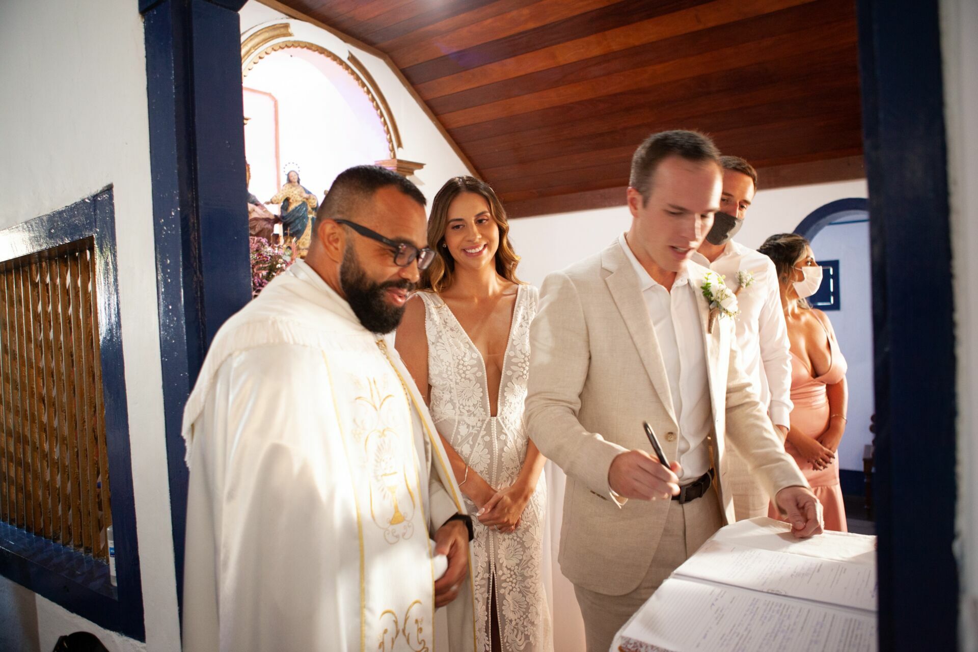 Foto Casamento Isadora e Adam - Igreja de Sant' Ana -Iate Clube  Búzios - RJ - Imagem 122