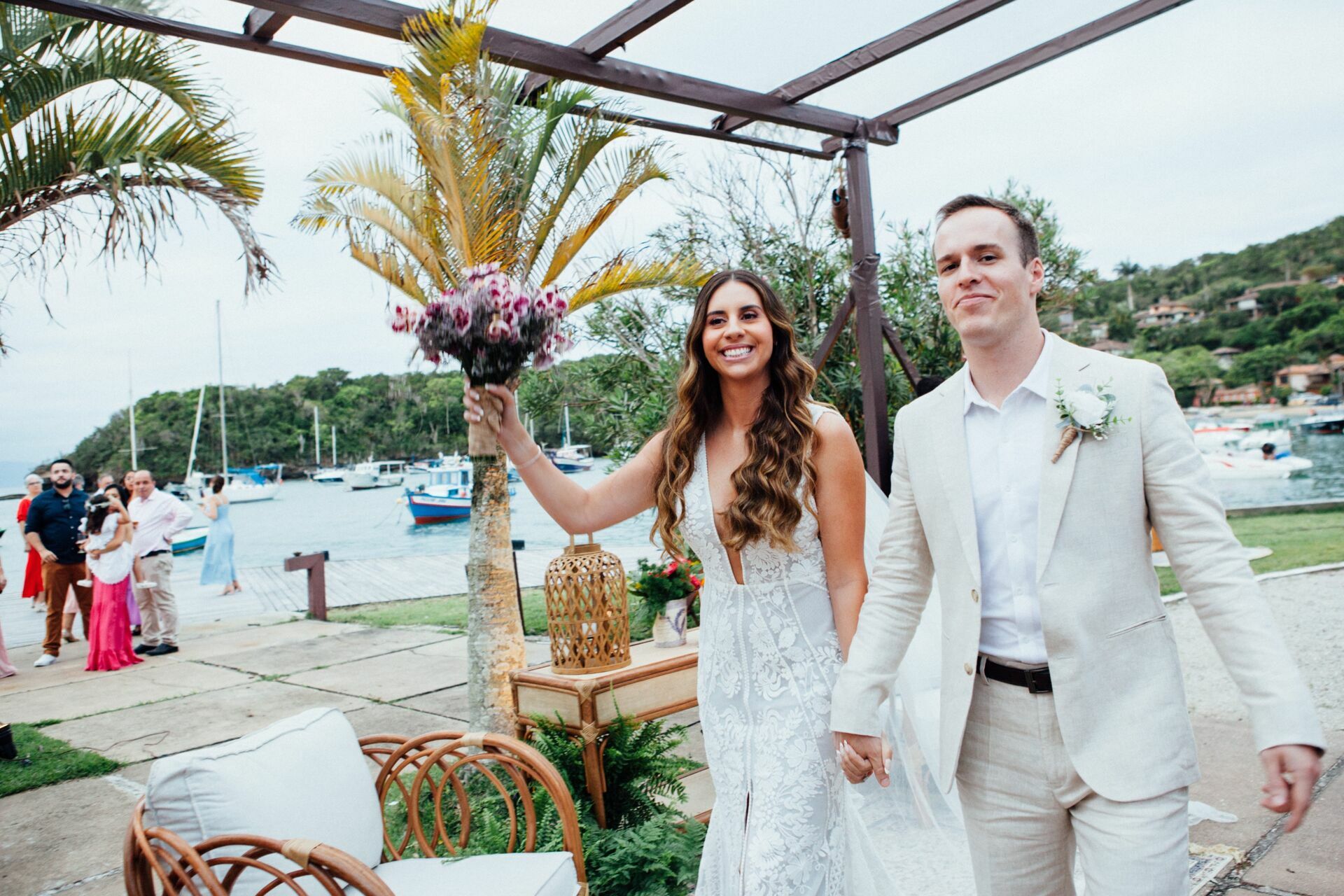 Foto Casamento Isadora e Adam - Igreja de Sant' Ana -Iate Clube  Búzios - RJ - Imagem 185