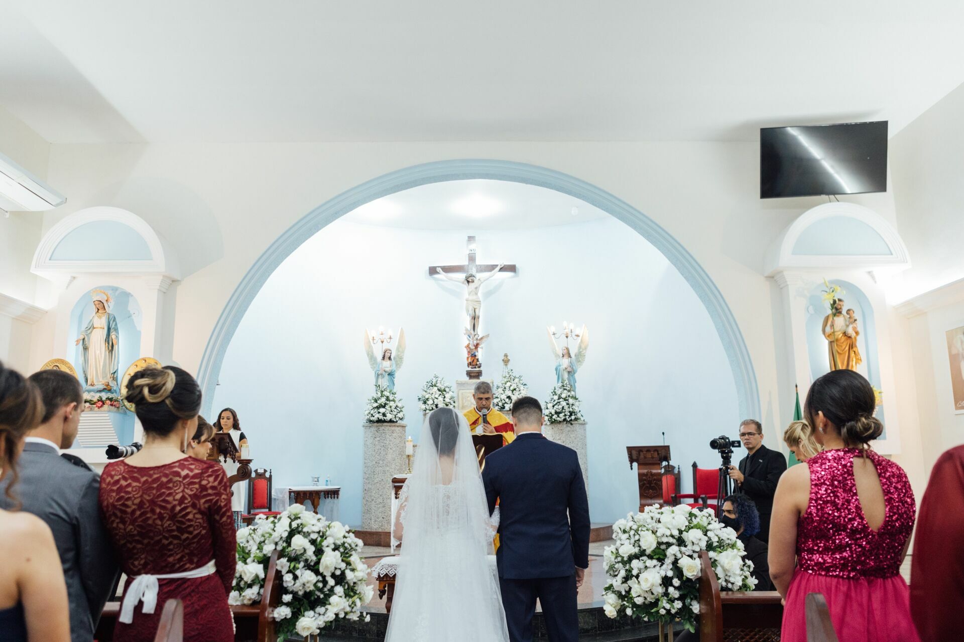 Foto Casamento Melissa e Bruno - Igreja Capelania militar - la Belle Maison - Imagem 73