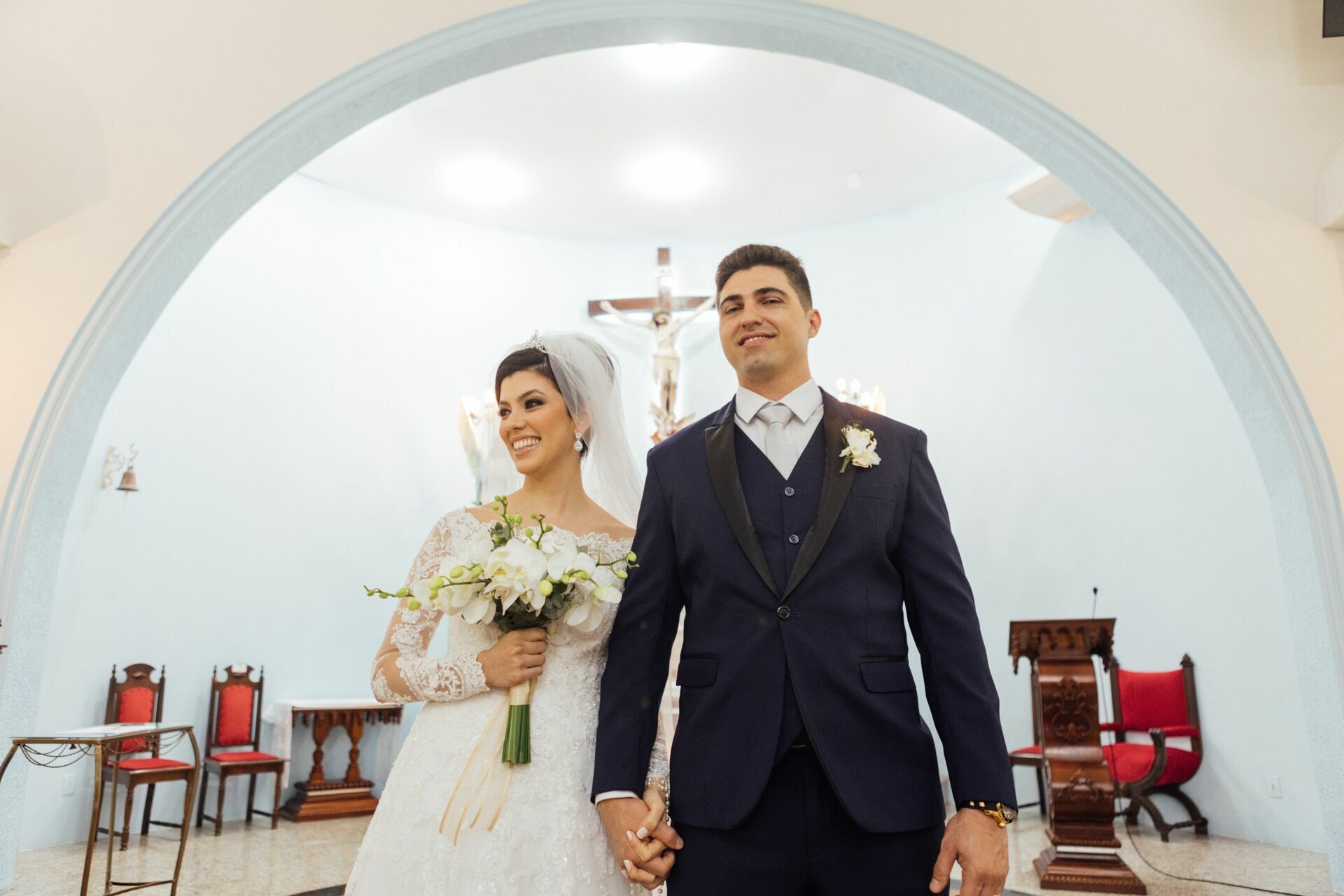 Foto Casamento Melissa e Bruno - Igreja Capelania militar - la Belle Maison - Imagem 98