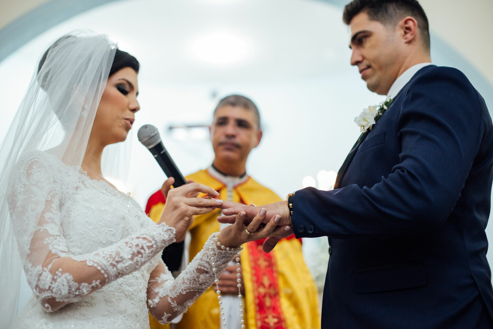 Foto Casamento Melissa e Bruno - Igreja Capelania militar - la Belle Maison - Imagem 90