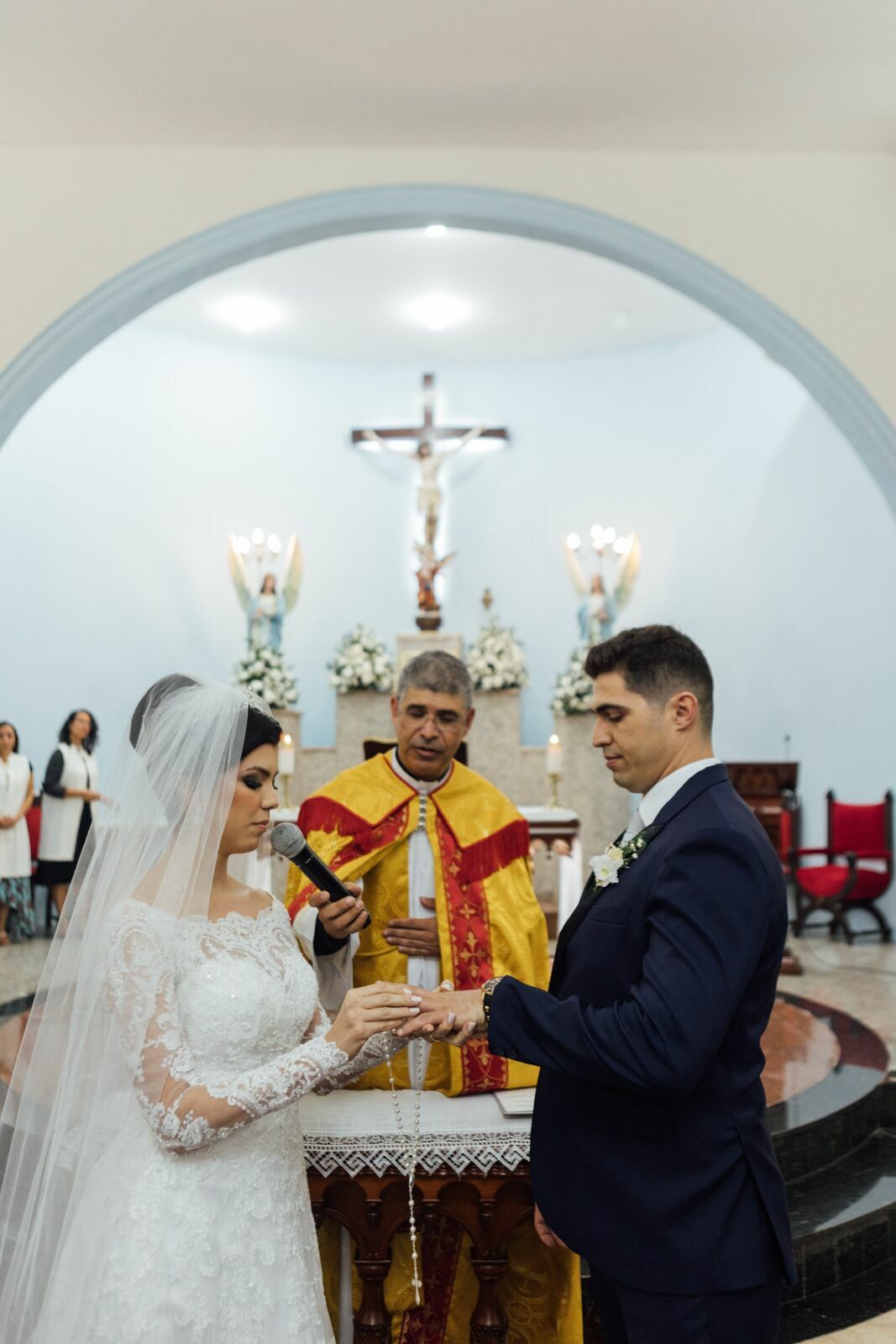 Foto Casamento Melissa e Bruno - Igreja Capelania militar - la Belle Maison - Imagem 91