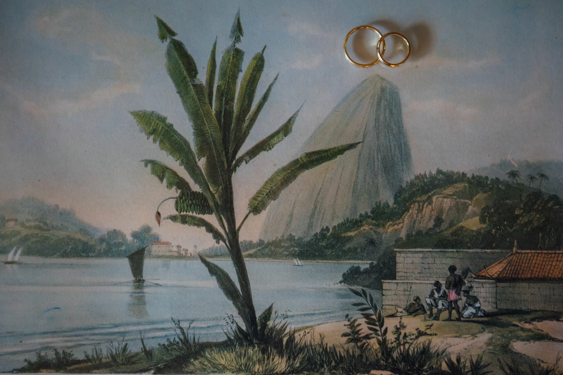 Foto Marina e Caio - Igeja N.S.Neves  e restaurante Teréze - Santa Teresa - Rio de Janeiro - Imagem 3