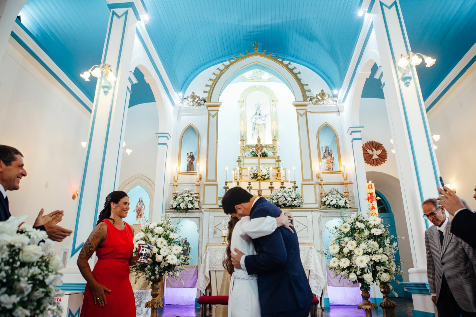 Foto Marina e Caio - Igeja N.S.Neves  e restaurante Teréze - Santa Teresa - Rio de Janeiro - Imagem 111