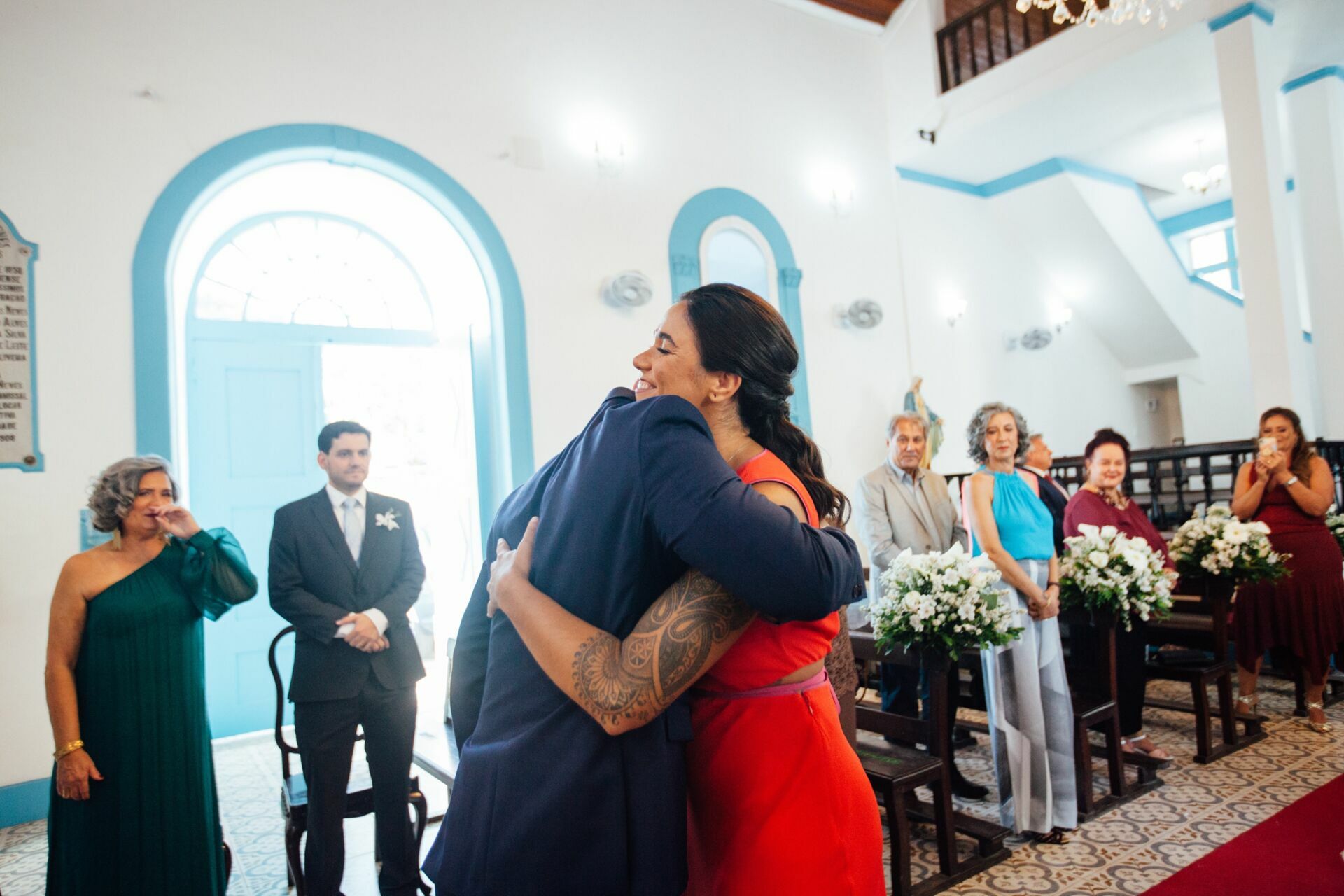 Foto Marina e Caio - Igeja N.S.Neves  e restaurante Teréze - Santa Teresa - Rio de Janeiro - Imagem 73