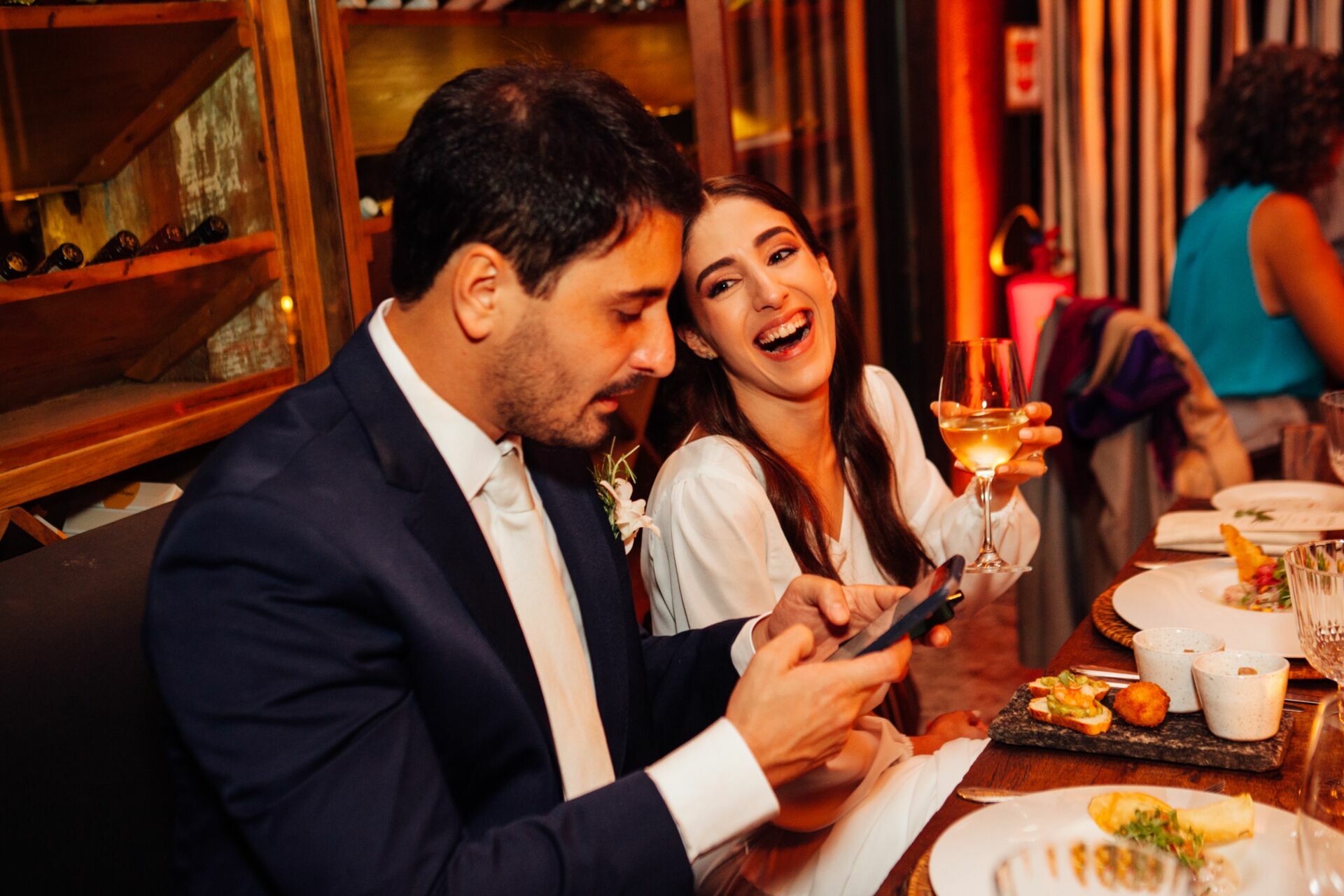 Foto Marina e Caio - Igeja N.S.Neves  e restaurante Teréze - Santa Teresa - Rio de Janeiro - Imagem 237