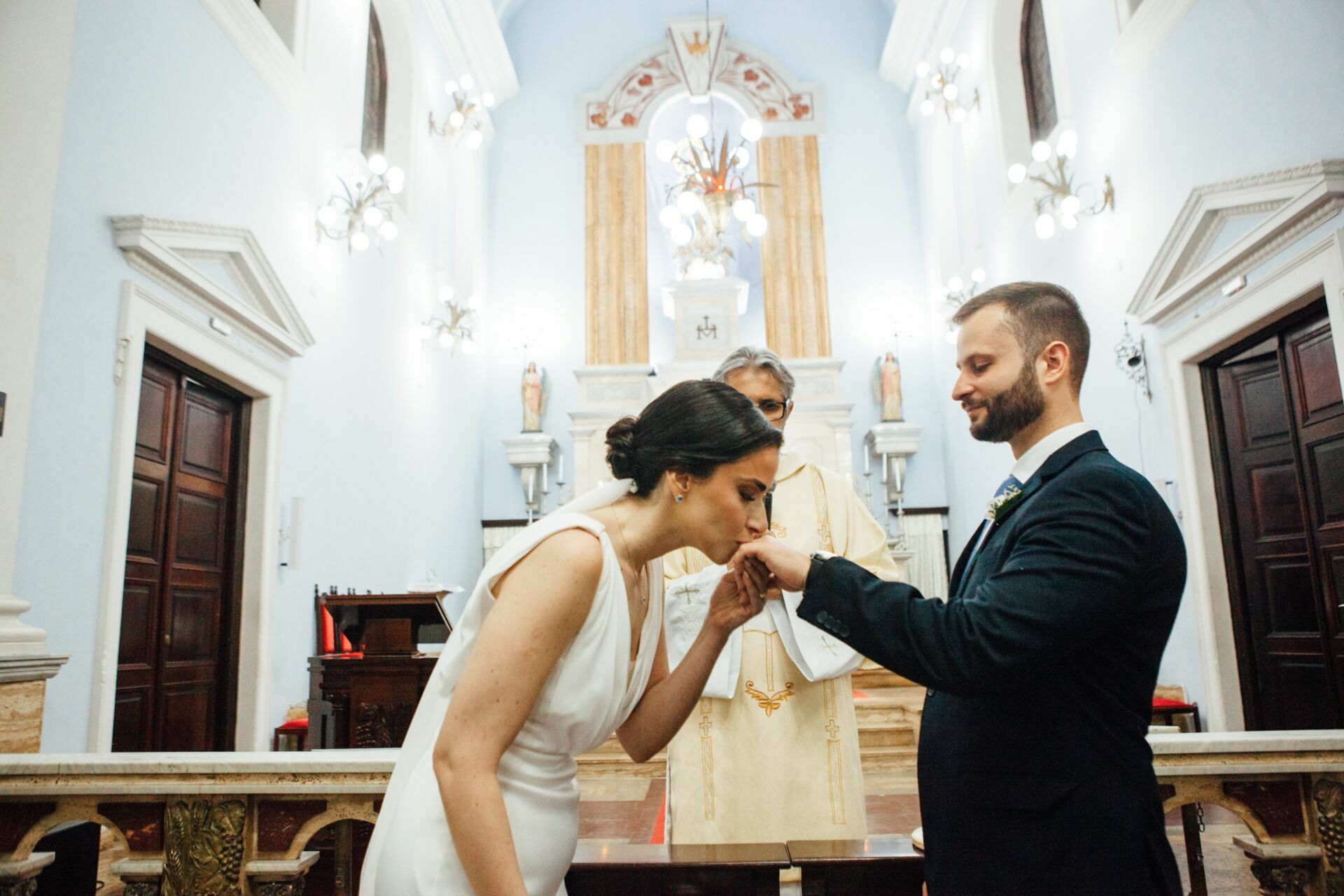 Foto Casamento Religioso Mayara e Felipe - Igreja Ns Conceição - Resende RJ - Imagem 35