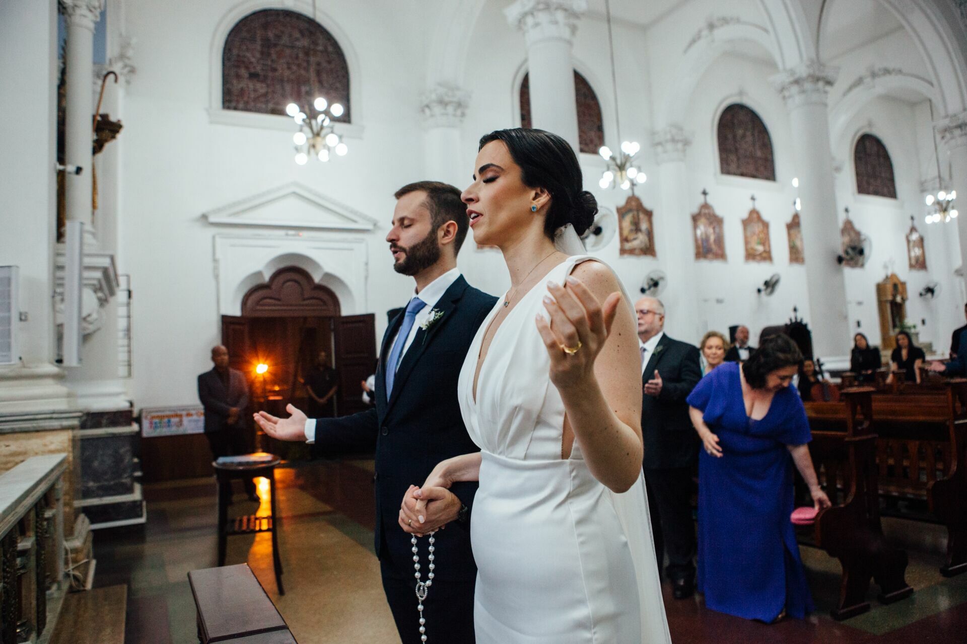 Foto Casamento Religioso Mayara e Felipe - Igreja Ns Conceição - Resende RJ - Imagem 47