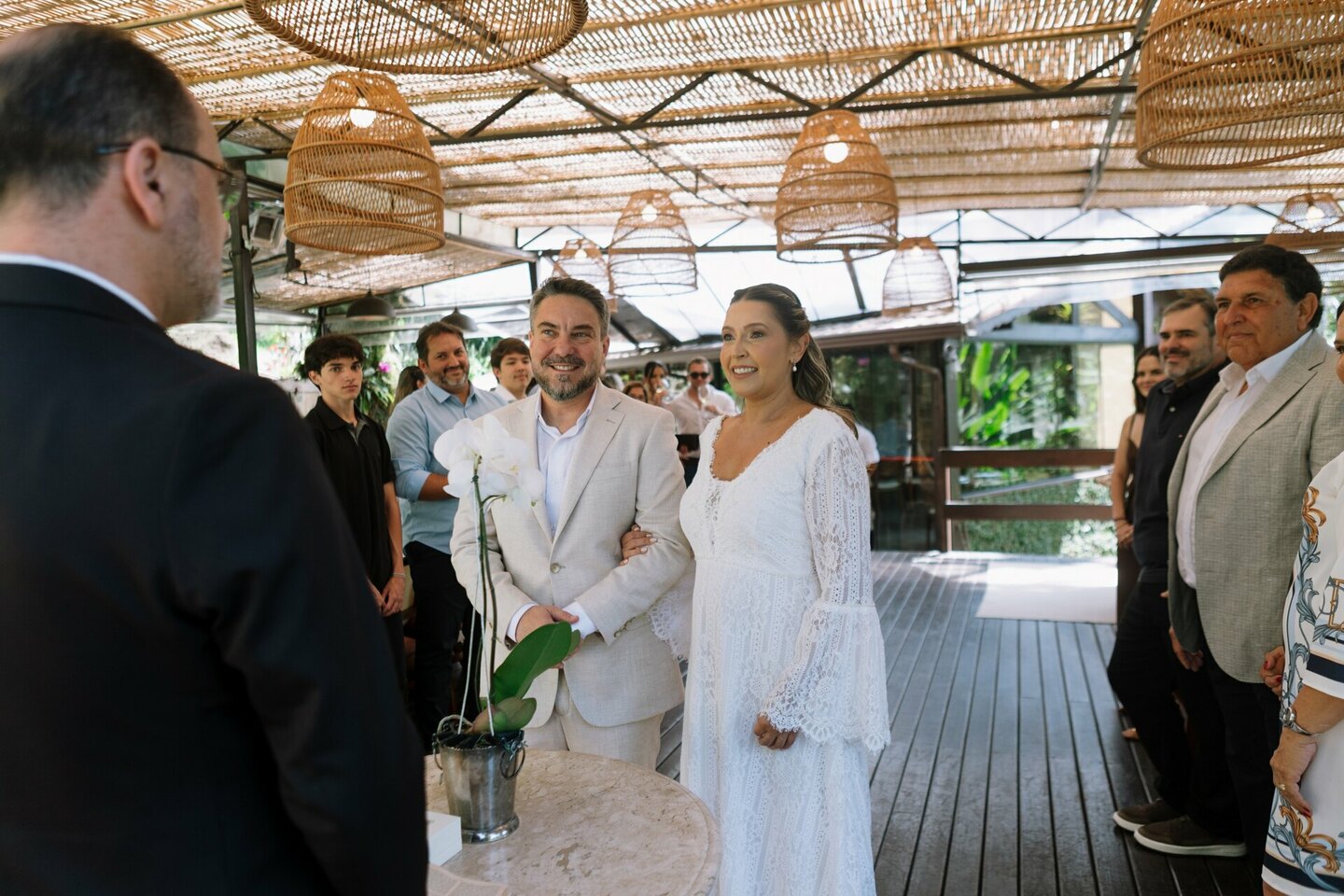 Renata e Andre - Restaurante Jardim Secreto - Penedo -RJ